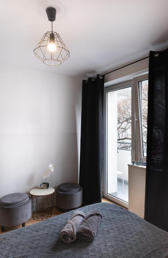 Clicktheflat Constitution Square Apart Rooms Varšava Exteriér fotografie